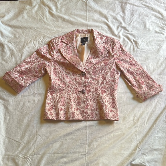 Vintage DD collection Brocade Blazer with faux crystal buttons Size 6 - Picture 5 of 11